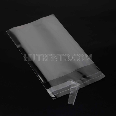 Bolsa transparente cierre adhesivo 8x12 cm - pack 1000 uds