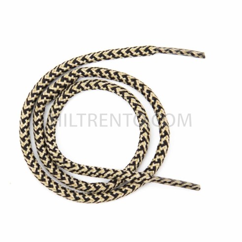 Cordón redondo fantasía color marrón-beig con...