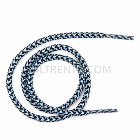 Cordón redondo fantasía color azul-negro con...