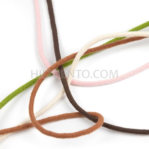 Cordón redondo ref.374 algodón 3 mm - Rollo 100...