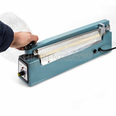 Maquina selladora termica de bolsas con guillotina