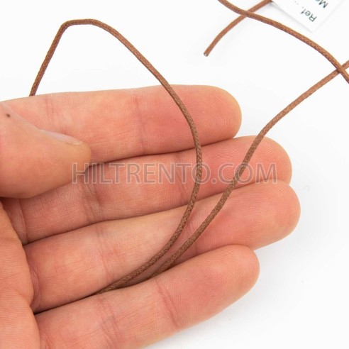 Cordón redondo fino ref.570 encerado algodón...