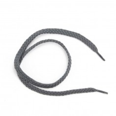 Cordón plano ref.10014 color gris 6 mm x 45 cm poliéster...