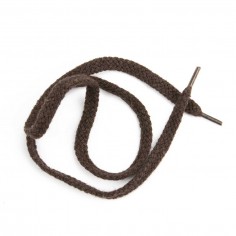 Cordón plano ref.10012 color marrón 6 mm x 55 cm algodón...