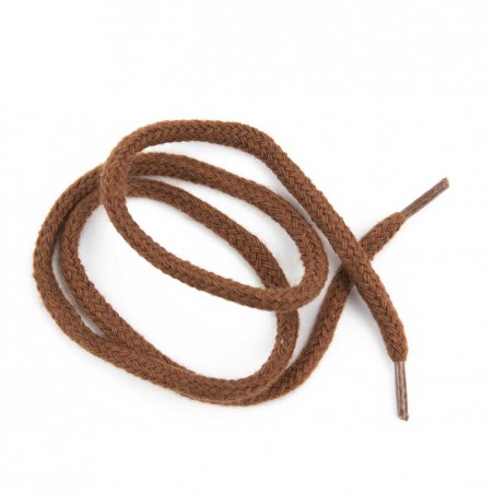 Cordón redondo ref.10016 color cuero 5 mm x 55 cm algodón - 2 uds
