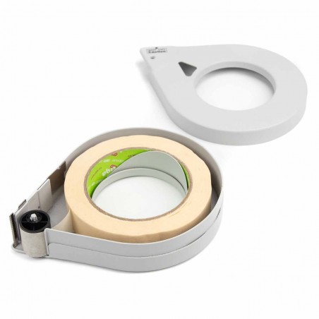 Precintadora manual 25 mm metálica , dispensador tipo caracol sin mango