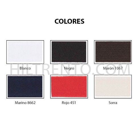 Goma elástica reforzada 8 mm - Madeja 50 metros