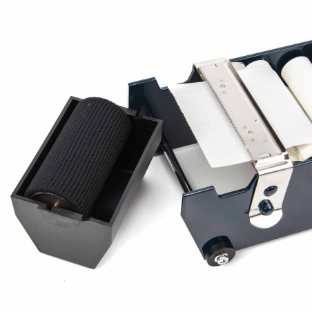 Dispensador manual de papel engomado con depósito de agua, rollos hasta 80 mm de ancho