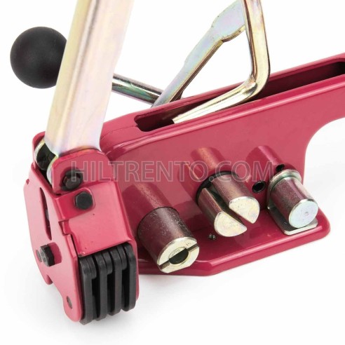 Máquina flejadora grapadora manual de acero para fleje de 12-13 mm