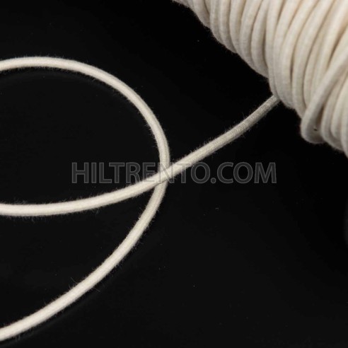 Cordón goma elástica 3 mm, redondo,...