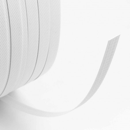 Fleje manual Polipropileno Blanco 12 mm - 1200 mts