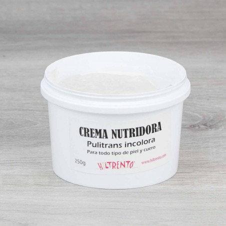 Crema hidratante pulitrans para automóvil, cuero y piel en general, nutre y protege, incolora - 330 g