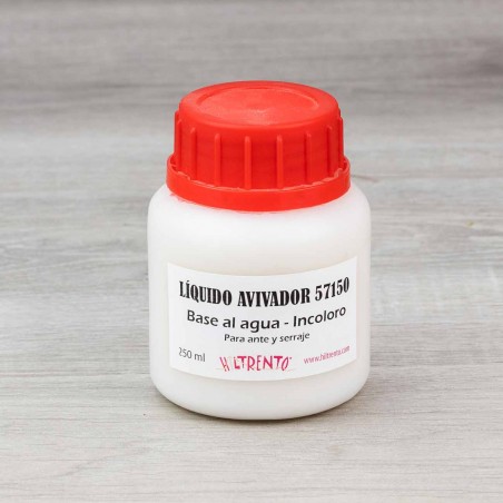 Líquido avivador 57150, da brillo a piel de serraje y ante, base al agua, incoloro - 250 ml