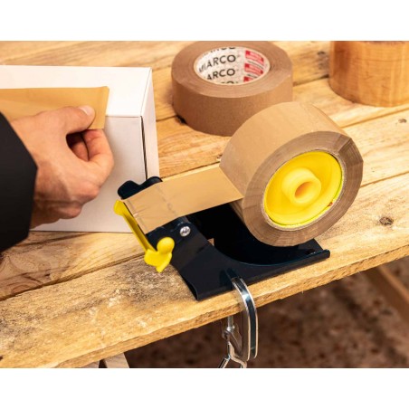 Dispensador precinto 50 mm precintadora fijación a mesa