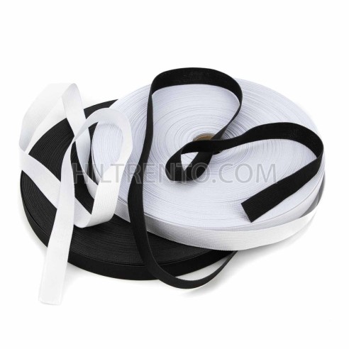 Elástico liso fino textil para cintura - Rollo...