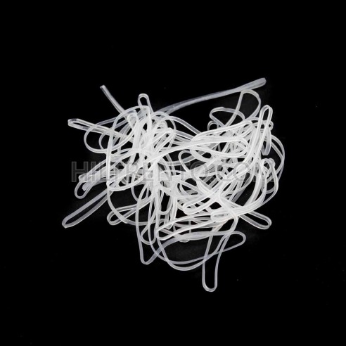 Goma elástica banda silicona transparente 100x2...