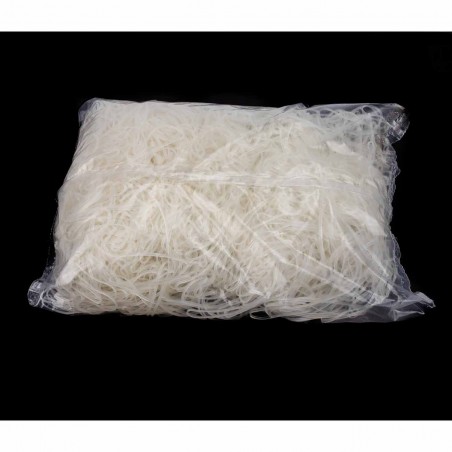 Goma elástica banda silicona transparente 100x2 mm, para atar y sujetar productos 1 kg ( 1800 uds)