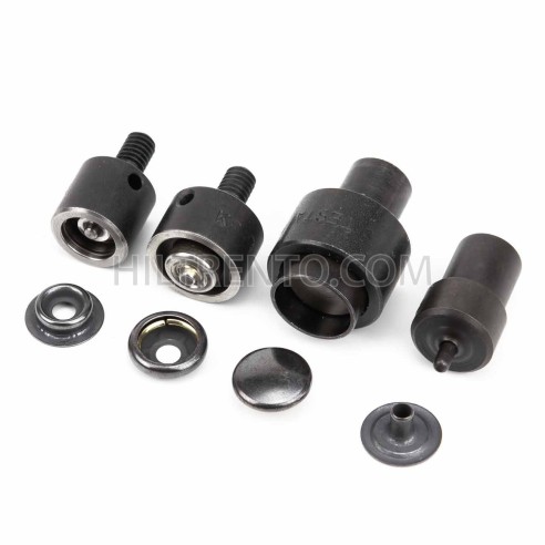 Juego completo para colocar remache y broche KF