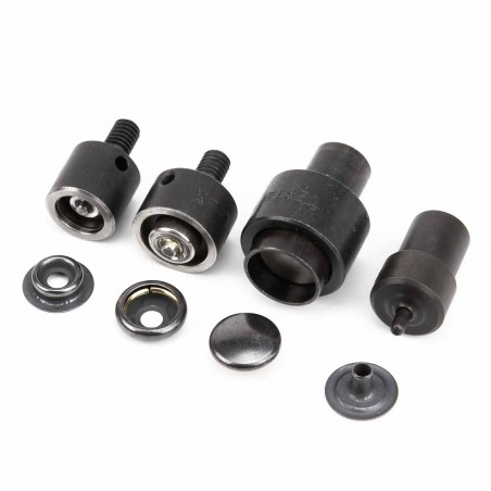 Juego completo para colocar remache y broche KF