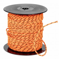 Cuerda trenzada poliéster 3 mm, fantasía naranja...