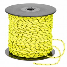 Cuerda trenzada poliéster 3 mm, fantasía amarillo...