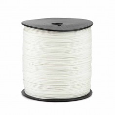 Cordón blanco 1.5 mm nylon, riel para cortinas y estores...