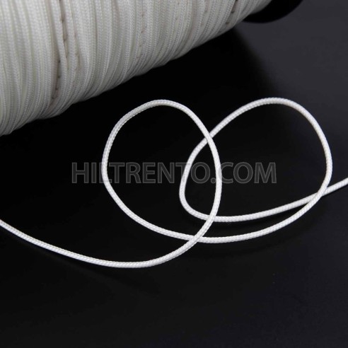 Cordón blanco 1.5 mm nylon, riel para cortinas...