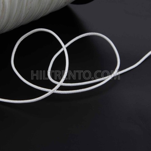 Cordón blanco 1.5 mm nylon, riel para cortinas...
