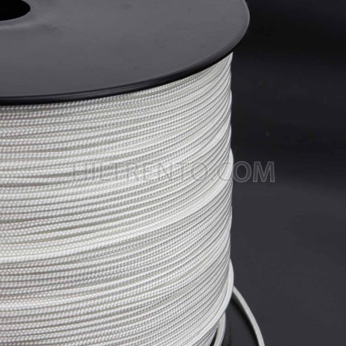 Cordón blanco 1.8 mm nylon, riel para cortinas...