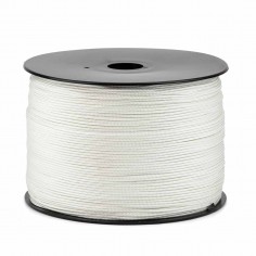 Cordón blanco 1.8 mm nylon, riel para cortinas y estores...