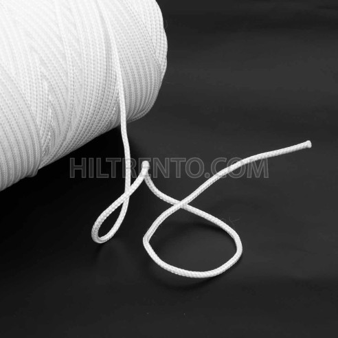 Cordón blanco 3 mm polipropileno, riel para...