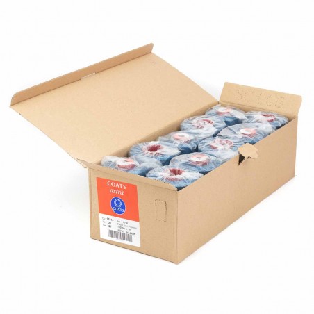 Hilo coats astra tkt 120, poliéster fibras cortas - Caja 10 Bobinas 10.000 mts