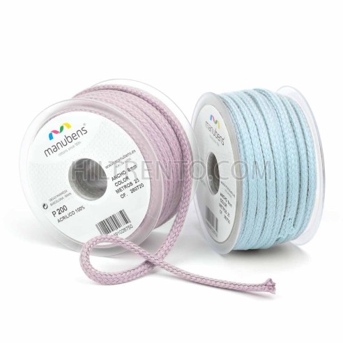 Cordón redondo acrílico Manubens 8 mm P.200 -...