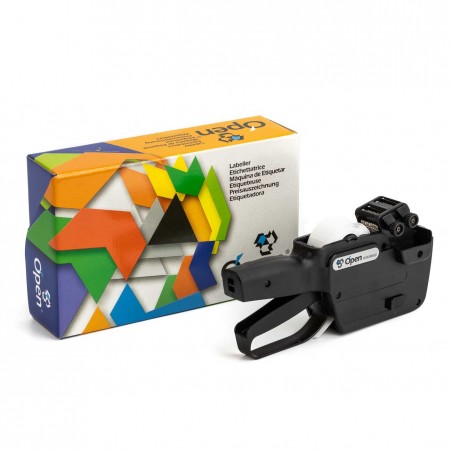 Etiquetadora manual OPEN C20 INTEGRALE, 2 líneas alfanumérica, 10 letras + números, 26x16mm