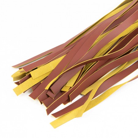 100 Tiras de cuero 15 mm x 1 m, piel auténtica de 1 mm de espesor (varios colores)