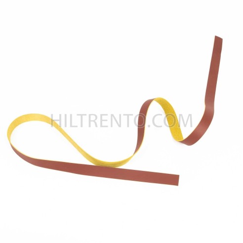 100 Tiras de cuero 15 mm x 1 m, piel auténtica...