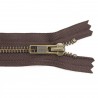 Cremallera YKK metálica malla 5 oro viejo